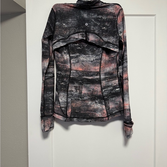 Lululemon Define Jacket Azurite Poppy Coral Multi Size 6 - Picture 4 of 6